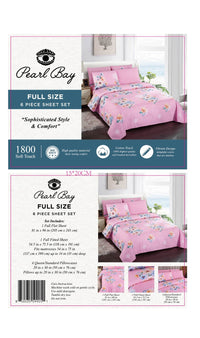 Thumbnail for Pearl Bay 6 Piece Bed Sheet & Pillow Set