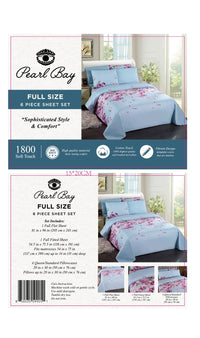 Thumbnail for Pearl Bay 6 Piece Bed Sheet & Pillow Set