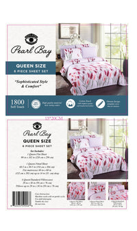 Thumbnail for Pearl Bay 6 Piece Bed Sheet & Pillow Set