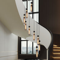 Thumbnail for Modern Industrial Multi-Light Pendant Chandelier