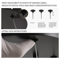 Thumbnail for Modern LED Light Round Hanging Chandelier