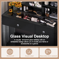 Thumbnail for Dressing Table With 2 Drawers And Cabinet