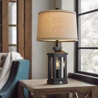 Thumbnail for Retro Black Table Lamps Touch Control