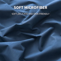 Thumbnail for Blue Waterproof Soft Brushed Fitted Sheet