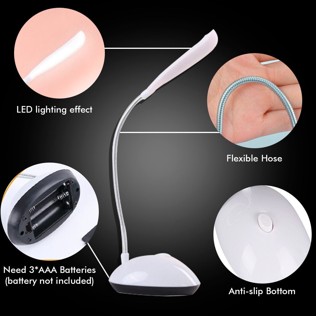 Adjustable LED Table lamp - Modern design - Casatrail.com