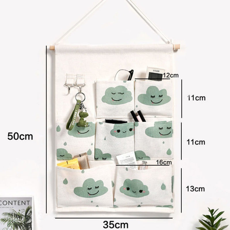 Fabric Wall Hanging Bag For Storage