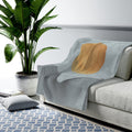 Abstract Sun Art Plush Throw