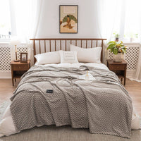 Thumbnail for Autumn Winter Plaid Blankets in Milk Velvet - Casatrail.com