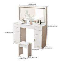 Thumbnail for Dressing Table Set With LED Mirror And 3 Lighting Modes