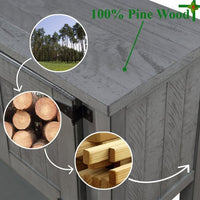 Thumbnail for Solid Wood Sideboard Console Table