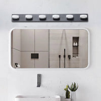 Thumbnail for LED Modern Black 6-Light Vanity Lights Fixtures Over Mirror Bath Wall