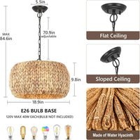 Thumbnail for 5-Light Boho Chandelier Light