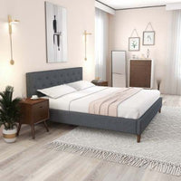 Thumbnail for Graceville King Fabric Platform Bed