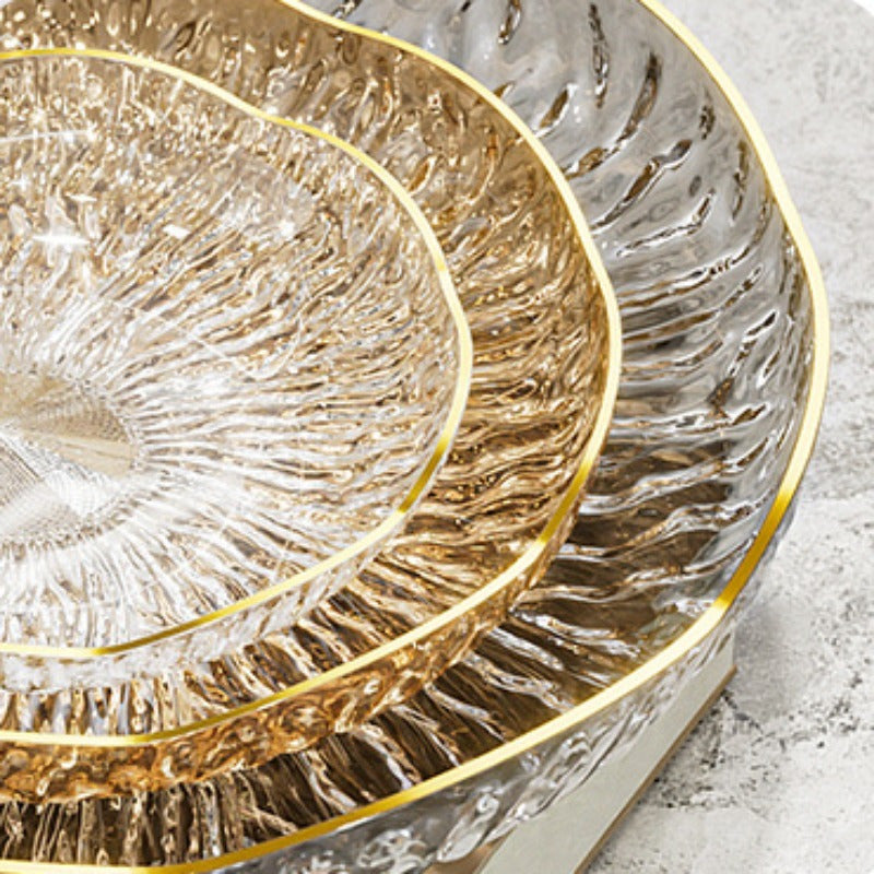 Petal Shaped Snack Plates Set of 3