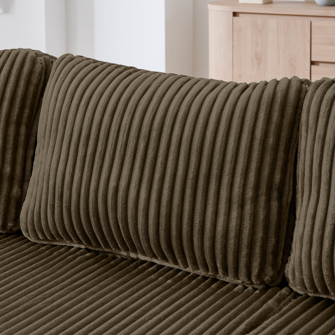 Modern Minimalist U Shape Modular Sectional Sofa