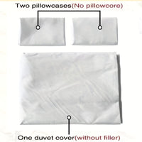 Thumbnail for 3Piece Solid Color Soft Duvet Cover Set