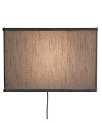 Thumbnail for Floating Shade Plug-In Wall Light Textured Oatmeal