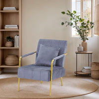 Thumbnail for Modern Velvet Accent Chair For Living Room
