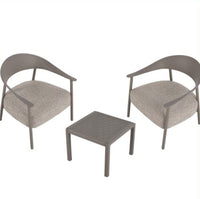 Thumbnail for Modern 2 Piece Accent Chair Set With Coffee Table