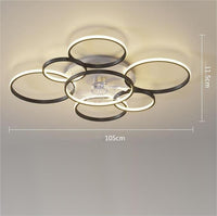 Thumbnail for Bedroom Ceiling Fan Light with Ceiling Suction - Casatrail.com