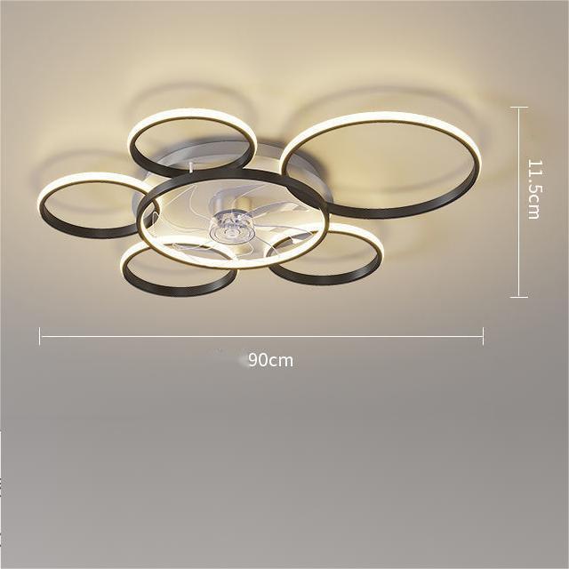 Bedroom Ceiling Fan Light with Ceiling Suction - Casatrail.com