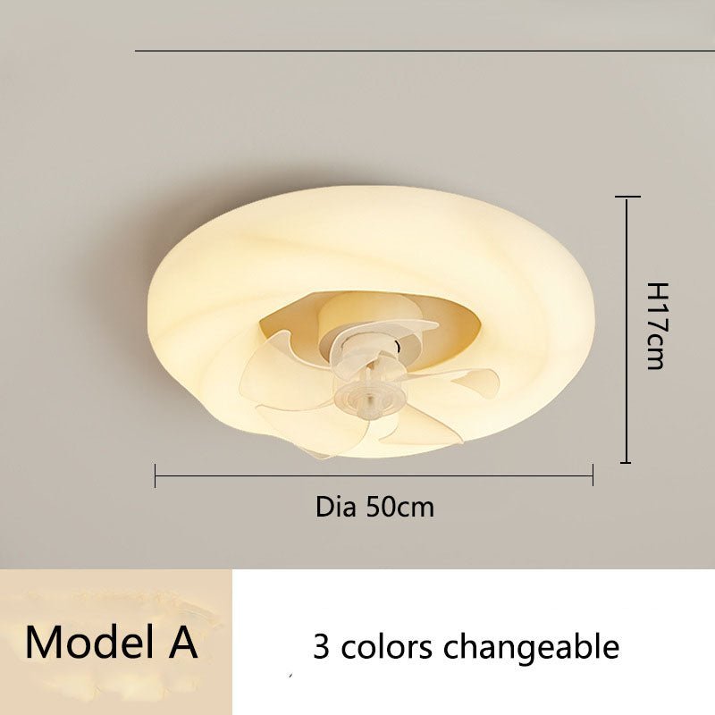 Bedroom LED Ceiling Silent Fan Light - Casatrail.com