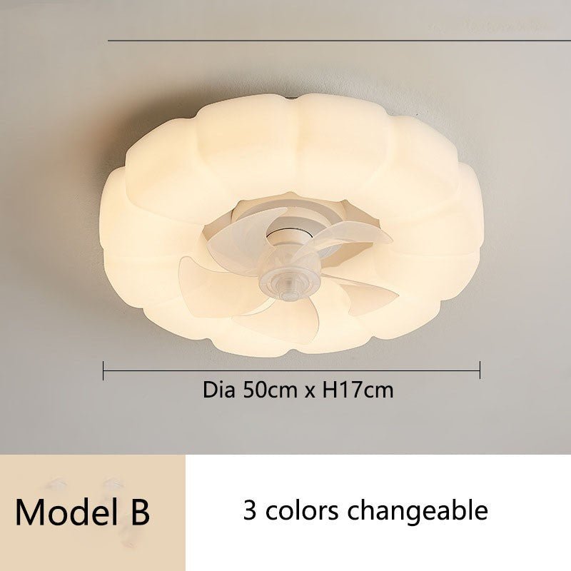 Bedroom LED Ceiling Silent Fan Light - Casatrail.com