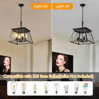 Thumbnail for 4-Light Vintage Antique Chandeliers Light Fixture