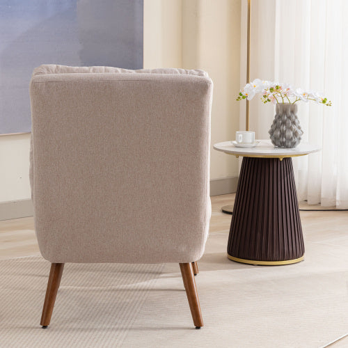 Lounge Chair With Footrest, 5-stage Adjustable Backrest