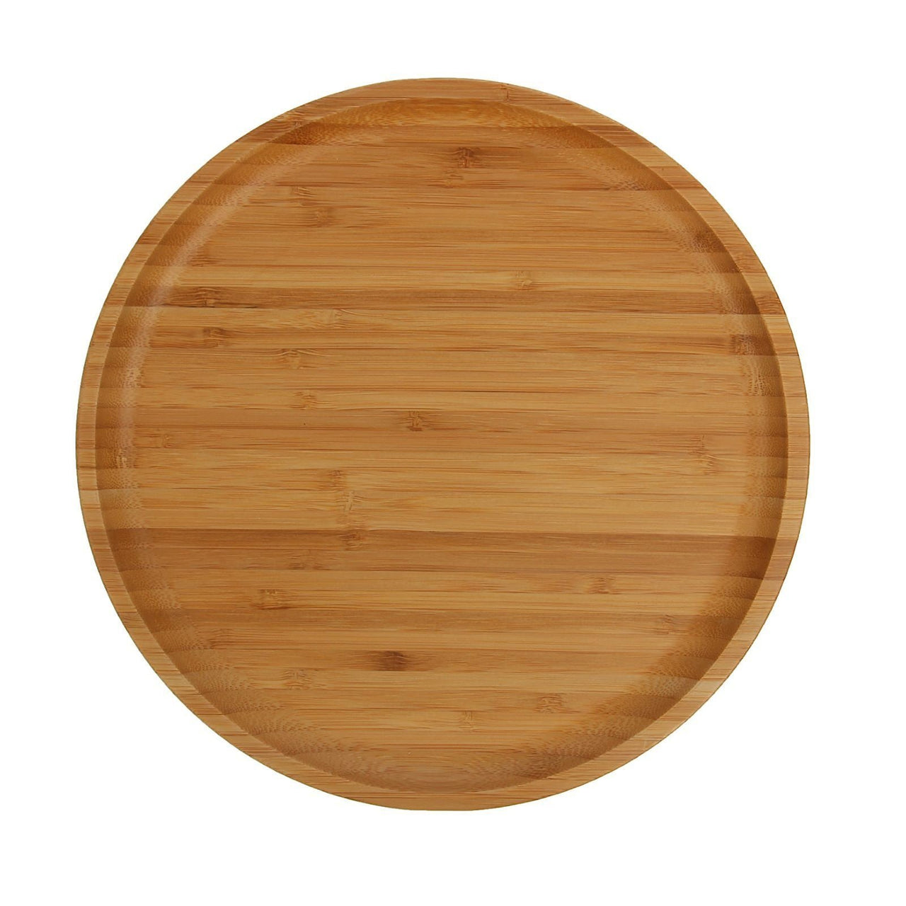 Bamboo Round Plate For pizza / Barbecue / Steak