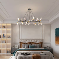 Thumbnail for Black & Golden Modern Chandelier Light Fixture