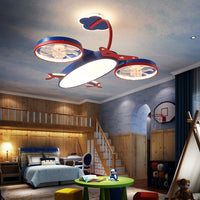 Thumbnail for Cartoon Airplane Fan Lights In Children's Room