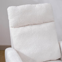 Thumbnail for Modern Accent Rocking Chair Rocking Chair With Solid Wood Legs