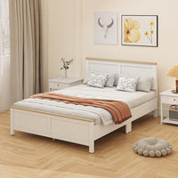Thumbnail for Queen Platform Bed Frame With Headboard And Footboard