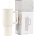 40 Oz Tumbler With Handle, Reusable Insulated Cup With Lid And Straw,