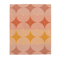 Thumbnail for Abstract Circles Plush Blanket Throw
