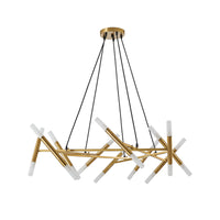 Thumbnail for Golden Modern Chandelier Light Fixture