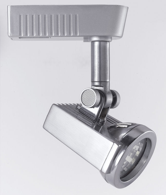 Low Voltage MR16 Track Head - Brushed Steel