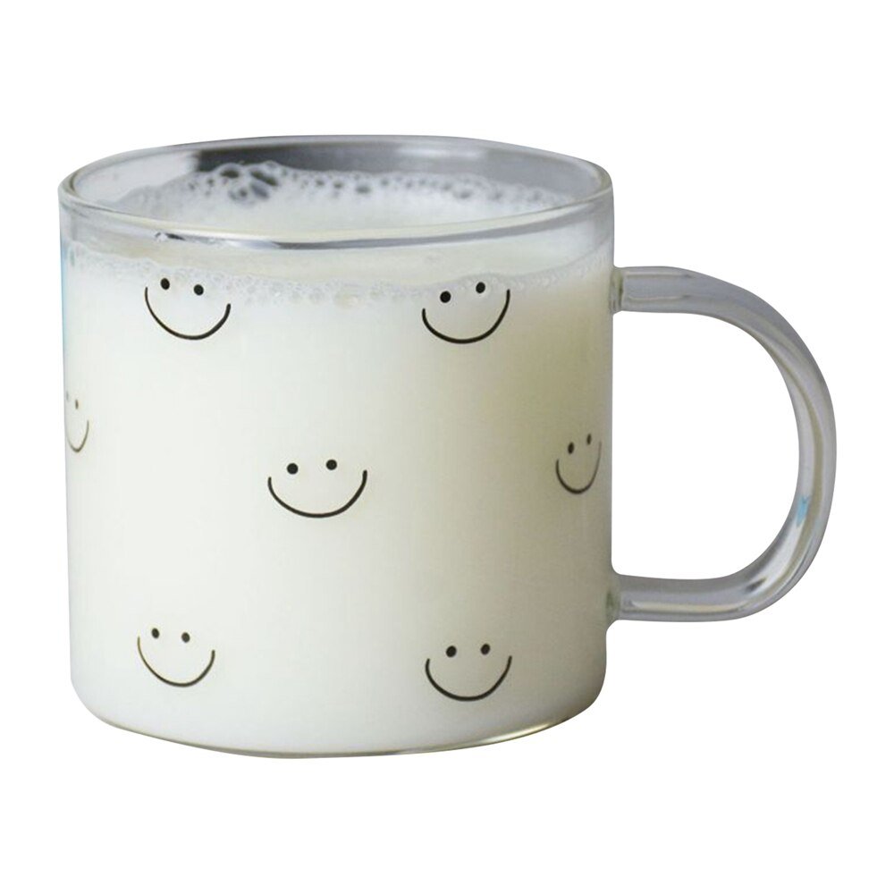 Cartoon Printed Glass Cup for Drinks and Desserts - Casatrail.com