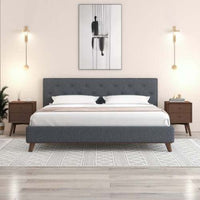 Thumbnail for Graceville King Fabric Platform Bed