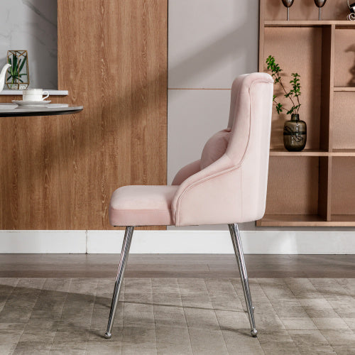 Upholstered Armchair for Living Room With Lumbar Cushion