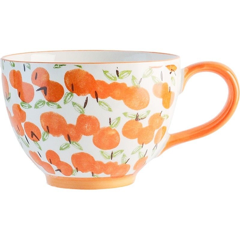 Ceramic Breakfast Cup Large Capacity Microwave Safe - Casatrail.com