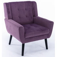 Thumbnail for Modern Soft Velvet Ergonomic Accent Chair For Living Room