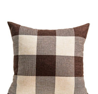 Thumbnail for Checkered Plaid Pillow Cover - Casatrail.com