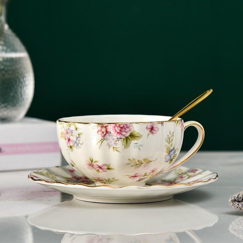 Coffee Ceramic Tea Cup Set - Casatrail.com