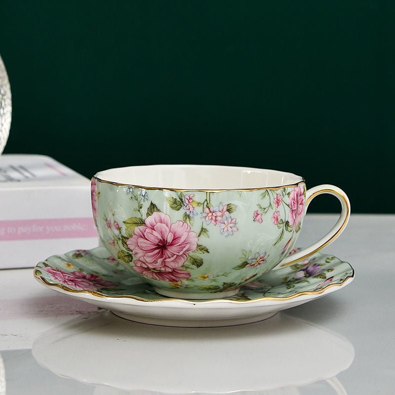 Coffee Ceramic Tea Cup Set - Casatrail.com