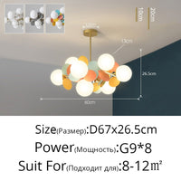 Thumbnail for Colorful Flash LED Modern Chandelier - Casatrail.com