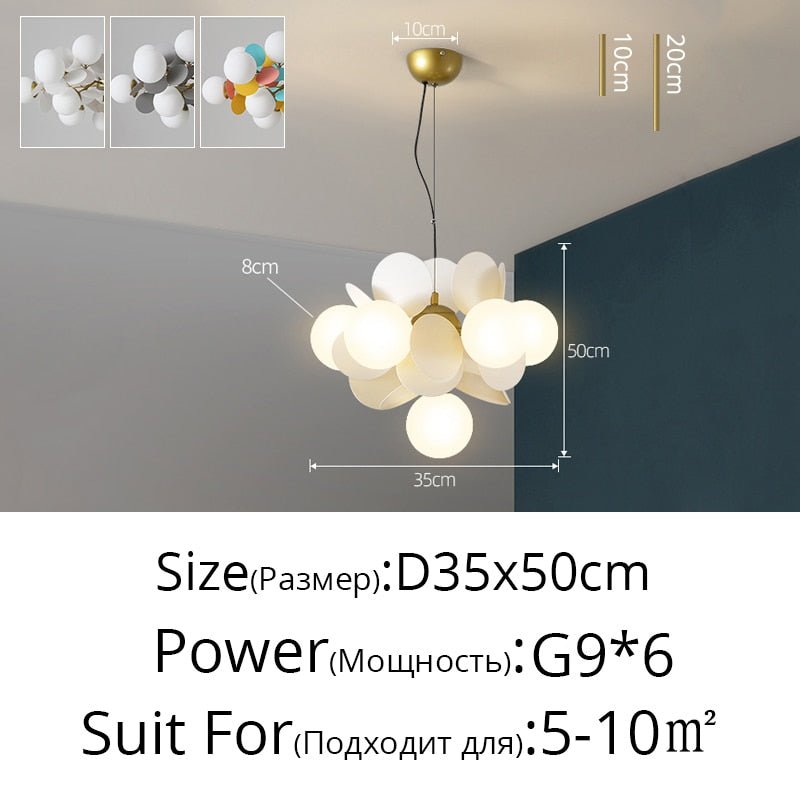 Colorful Flash LED Modern Chandelier - Casatrail.com