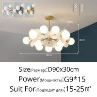 Thumbnail for Colorful Flash LED Modern Chandelier - Casatrail.com