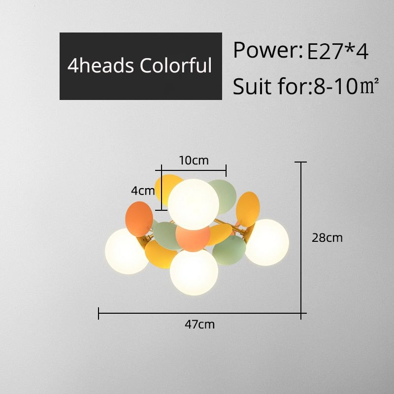 Colorful Flash LED Modern Chandelier - Casatrail.com